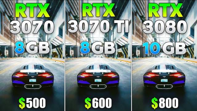 RTX 3070 Ti vs RTX 3070 vs RTX 3080 - Test in 8 Games смотреть онлайн