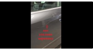 Как удалить глубокую царапину на авто