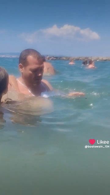 Пляж санатория Кабардинка.