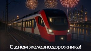 С ДНЕМ ЖЕЛЕЗНОДОРОЖНИКА!