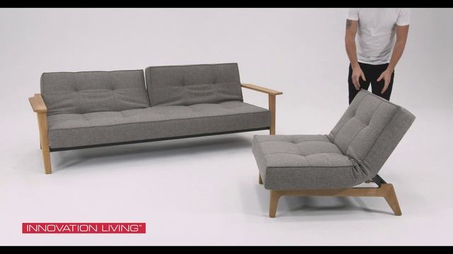 Mebelmoscow.ru Innovation: Splitback: диван с деревянными подлокотниками 5246860