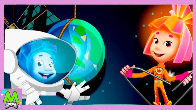 Фиксики Солнечная Батарея.Космические Приключения Нолика и Симки.Мультик Книжка смотреть онлайн