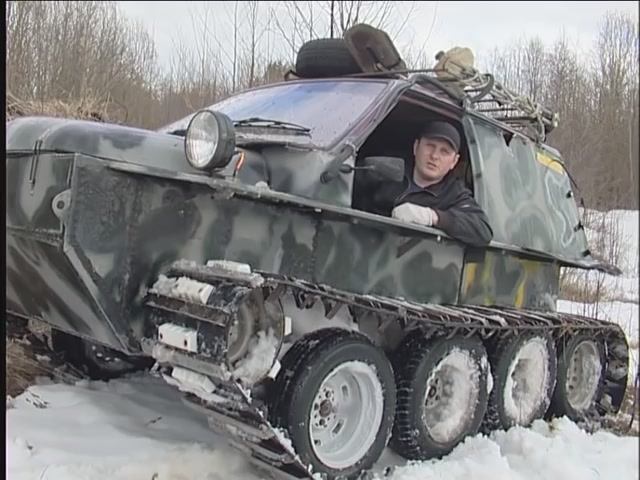 Самодельный вездеход на гусеницах смотреть онлайн