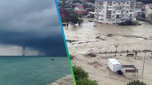 Наводнение и смерчи в Туапсинском районе Кубани: введен режим ЧС, затоплены населенные пункты