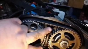 Замена ремня ГРМ F16D3 Nexia, много полезных советов.mp4