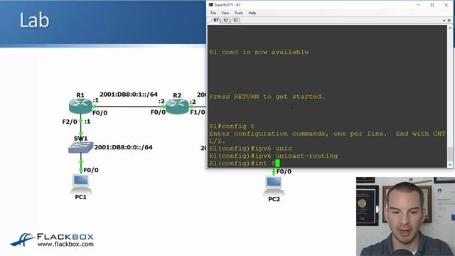 005. IPv6 Global Unicast Addresses Lab Demo смотреть онлайн