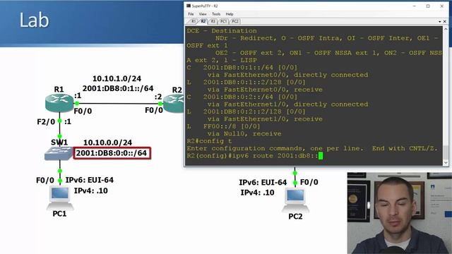 011. IPv6 Static Routes Lab Demo смотреть онлайн