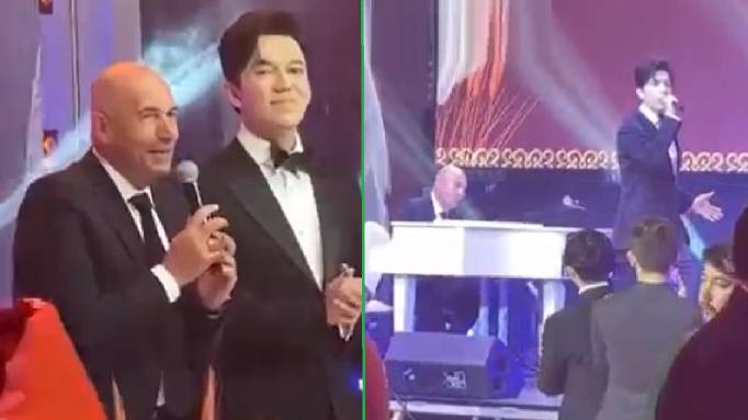 ДИМАШ И ИГОРЬ КРУТОЙ СНОВА ВМЕСТЕ / РЕАКЦИЯ НА СВАДЬБЕ смотреть онлайн