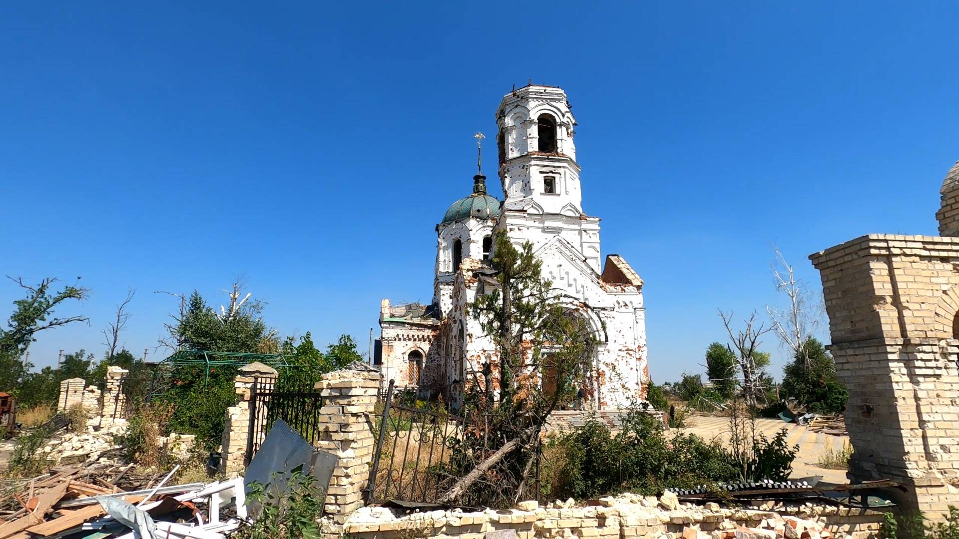 Храм Святителя Николая в селе Никольское под Угледаром смотреть онлайн