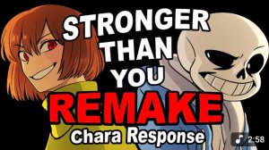 Undertale Animation Parody ( Stronger than You - Chara response Remake)
