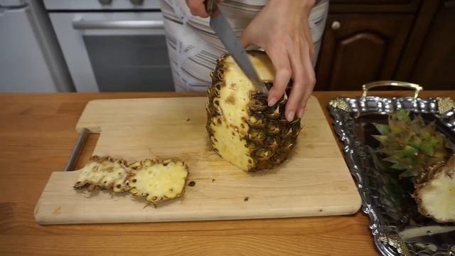 Как почистить ананас смотреть онлайн