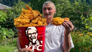 Как в KFC, но по-домашнему: Хрустящая Курочка и Румяная Картошка в Деревне  🍗🔥