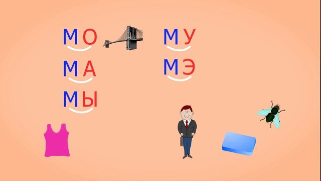 🎓 Учимся соединять обратные и прямые слоги. Слоги с согласным М. Читаем слова. Урок 9 (0+)