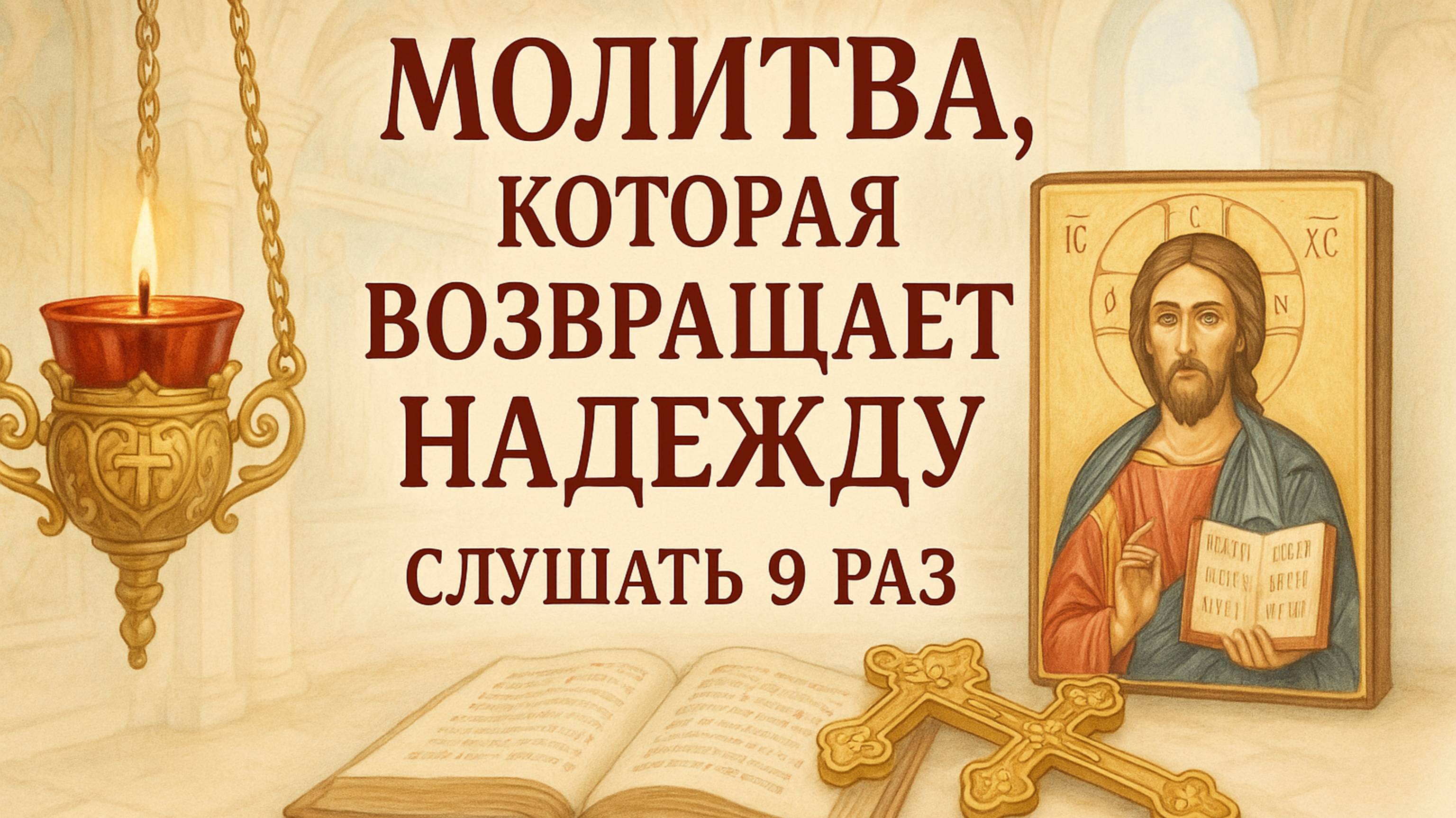Молитва, которая возвращает надежду. СЛУШАТЬ 9 РАЗ смотреть онлайн