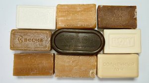 Асмр резка хозяйственного мыла. Cutting laundry soap