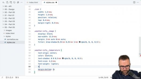 25-06. Show the Weather Info