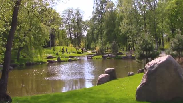Японский сад в Таллине / Весна - осень / Ретровидео смотреть онлайн