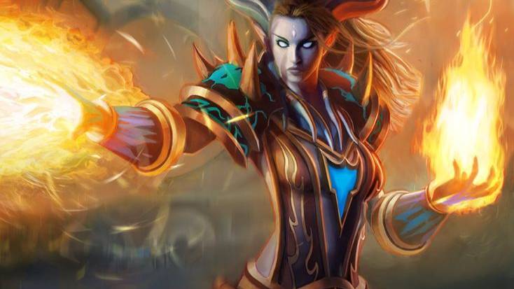 WOW/общение/Альянс/Маг огня смотреть онлайн