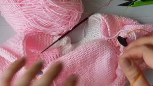 Комбинезон "Зайчик".  Часть 1 / Комбинезон для новорожденного спицами