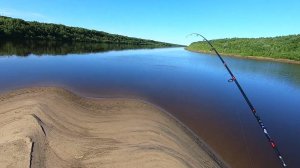 Рыбалка на реке. Ловля хищника на спиннинг.