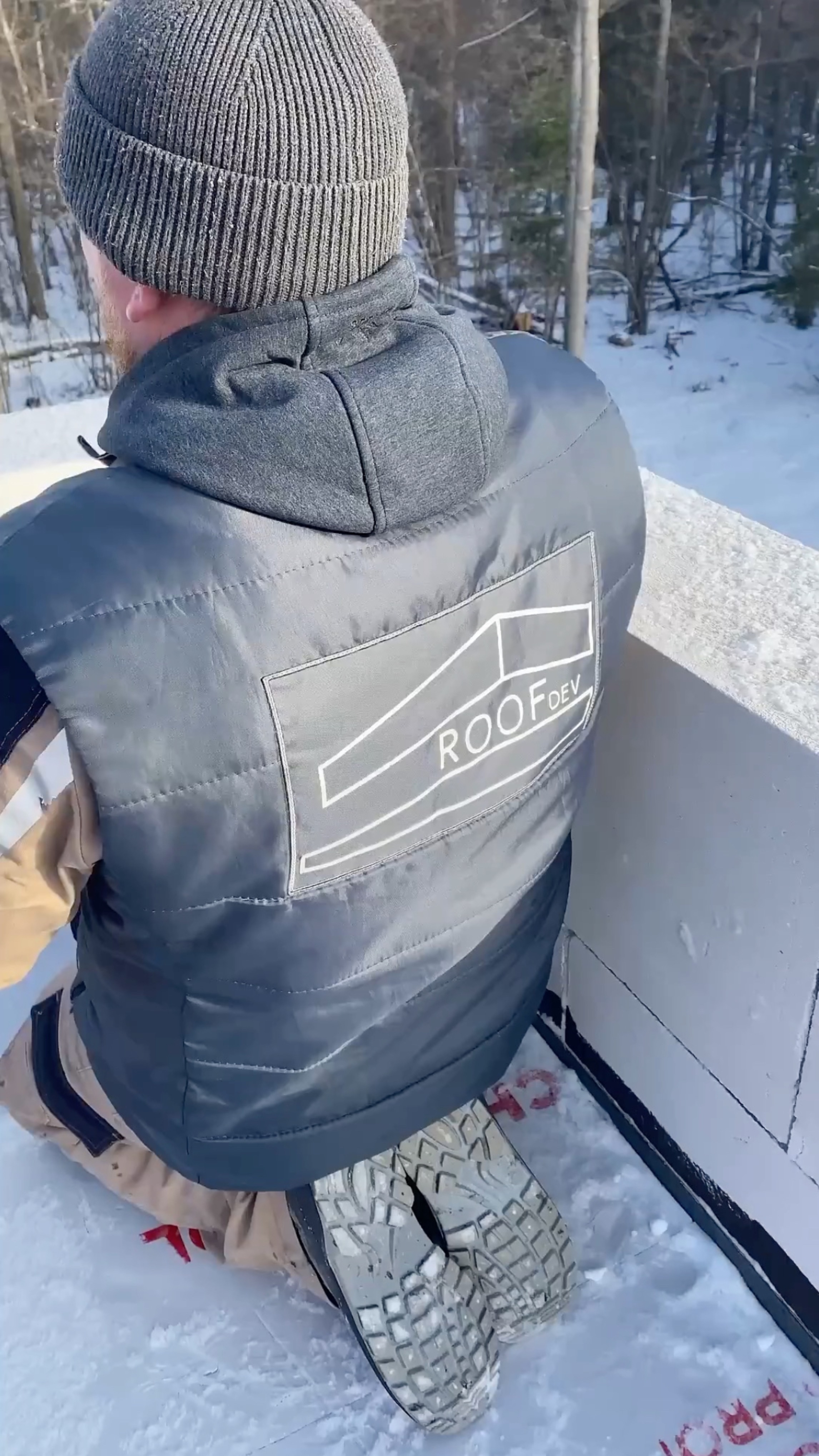 👍Монтируем плоскую крышу зимой смотреть онлайн