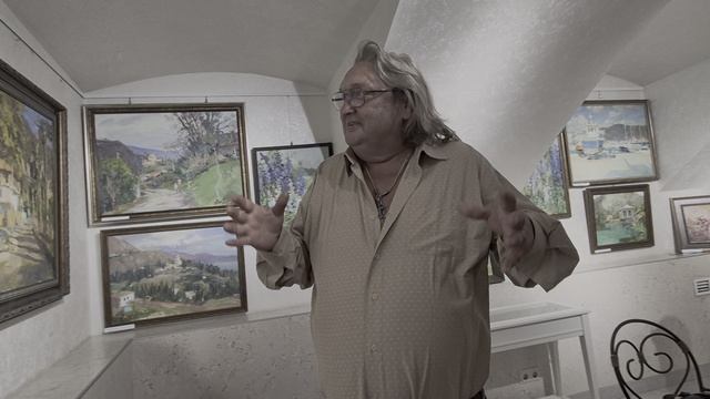 Художник Григорий Черноголовков рассказывает о своих работах на выставке в Петербурге смотреть онлайн