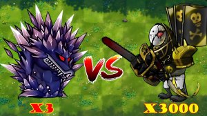 PVZ Fusion 2.7: Противостояние - 3 Растения против 3000 Альфа-генералов в черной футбольной форме!