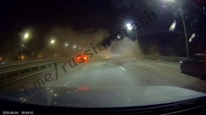 ДТП на Новорязанском шоссе в сторону Москвы