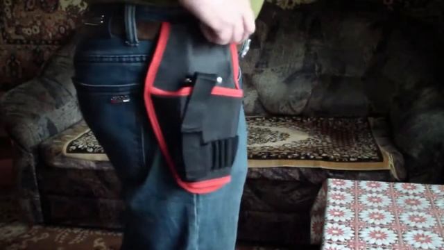 инструменты электрика для зачистки и скрутки проводов , кобура для шуруповёрта и резец регулируемый