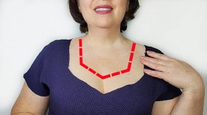 Как аккуратно уменьшить слишком большой вырез: хитрости шитья, которые реально работают!✅