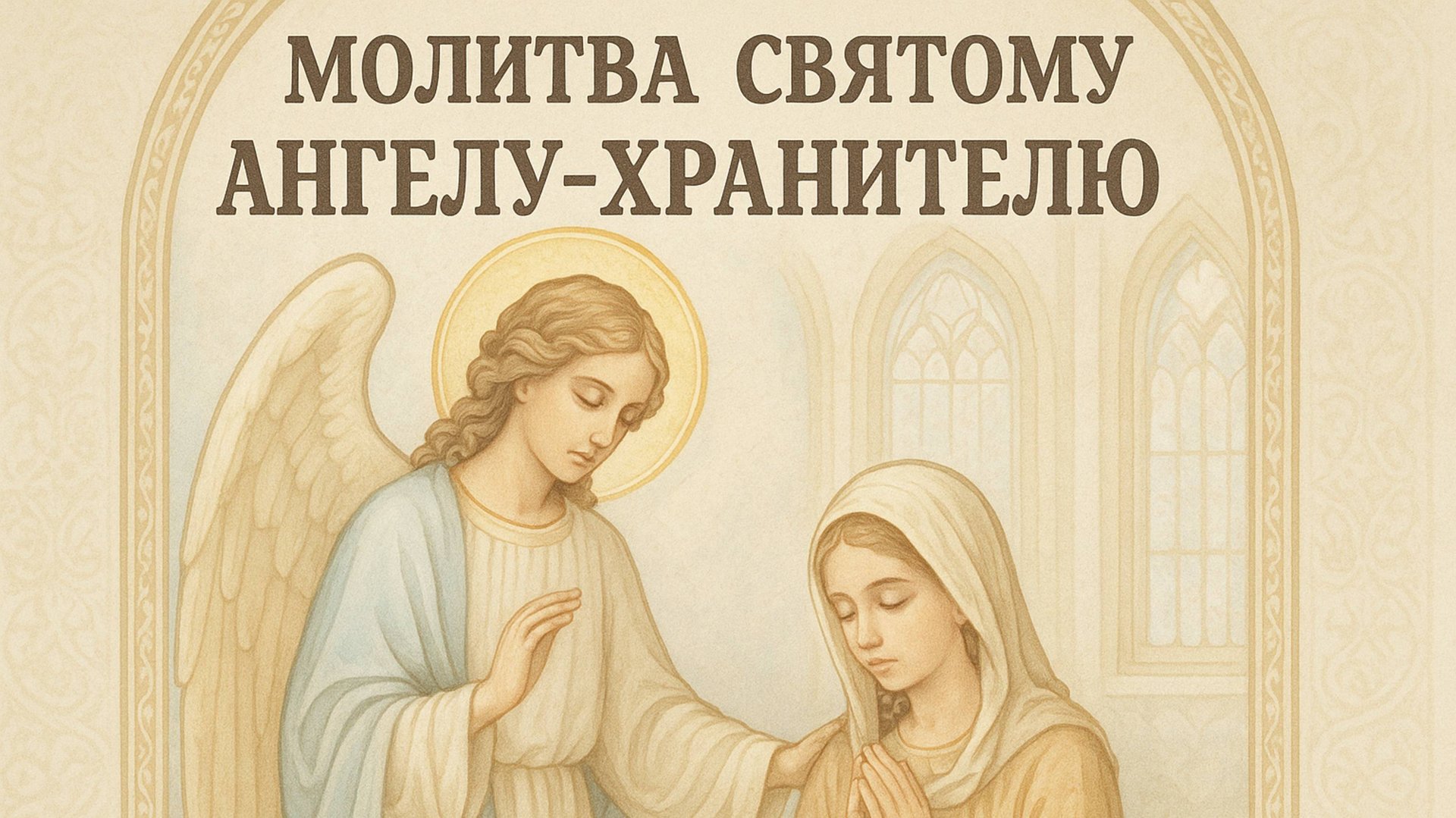 АУДИОМОЛИТВЫ С ПОЯСНЕНИЕМ. Молитва Святому Ангелу Хранителю смотреть онлайн
