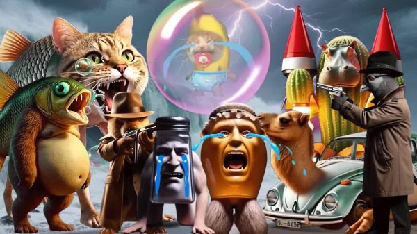 BRAINROT: БАНАНОВЫЙ КОТ 🍌🐱 МЕМ И BRAINROT 🍯🧂 | Официальная Анимация (Часть 3)