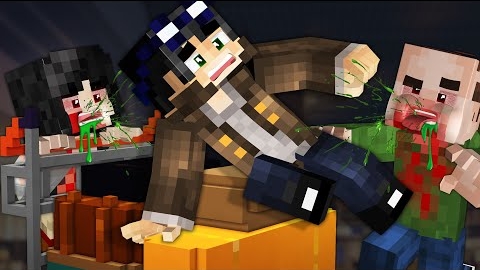 ЗАРАЖЕНИЕ В АЭРОПОРТУ. НАЧАЛО - Страшилки Minecraft смотреть онлайн