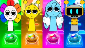 ВЕСЁЛЫЕ СПРУНКИ VS РОБОТЫ СПРУНКЕ 187 уровень | МУЛЬТФИЛЬМЫ SPRUNKI в Tiles Hop