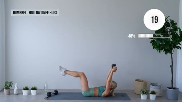 growingannanas 60 MIN FIERCE FULL BODY HIIT, NO JUMPING Workout with Weights - No Noise, Low Impact