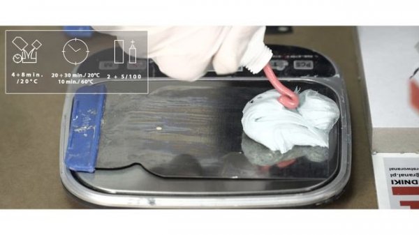 RANAL PROFESSIONAL - Шпатлевка полиэфирная 3 в 1 BLACK LINE PROFESSIONAL