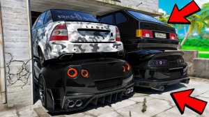 Затроллил и спрятал чёрные чит тачки в ГТА 5! Битва автоугонщиков в GTA 5 Online!