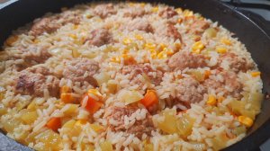 Фрикадельки с Рисом и Овощами. Два Варианта. Вкусные рецепты ПП с КБЖУ.