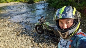 Речка Серебрянка. Мото поездка выходного дня.