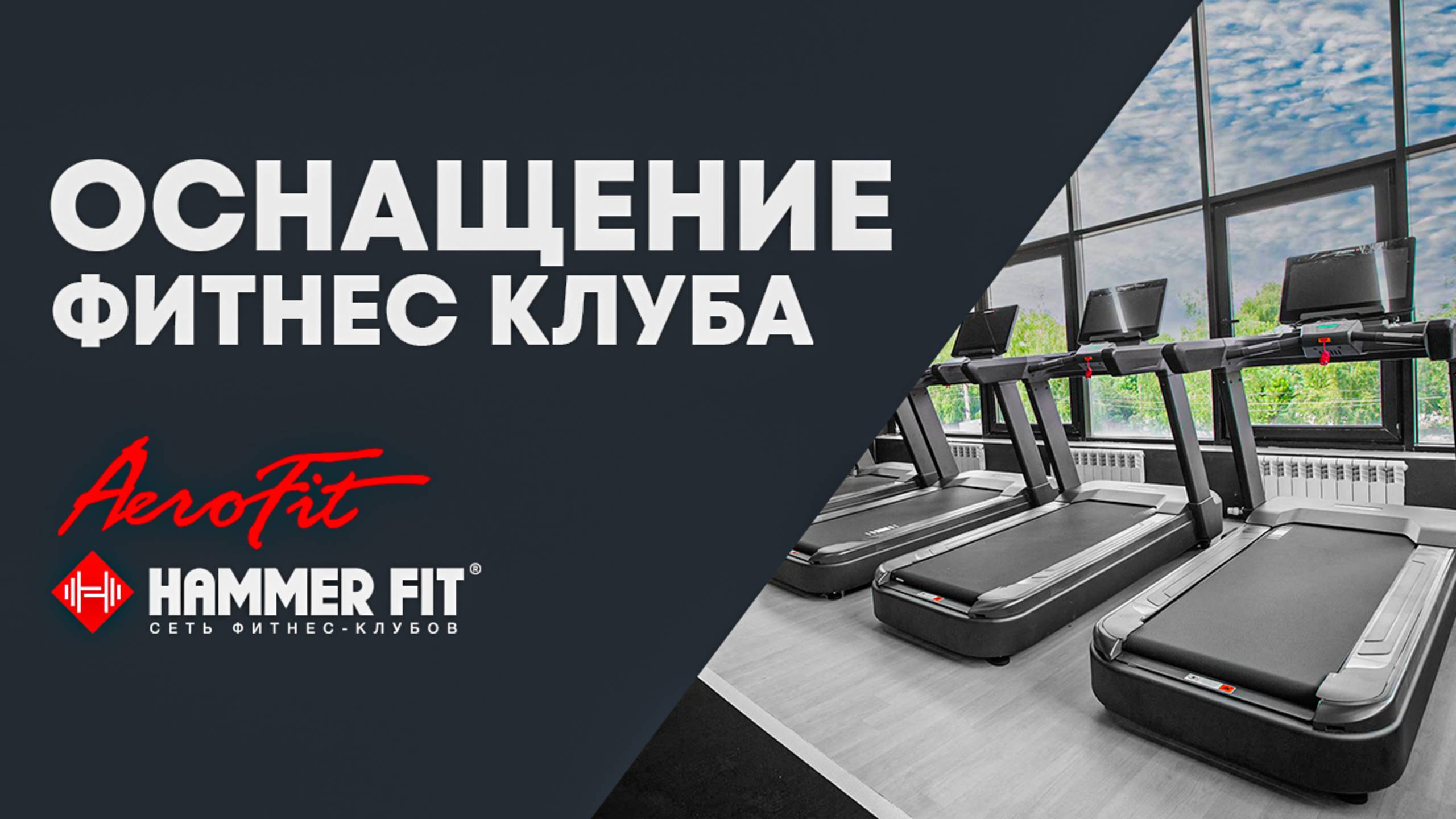 Оснащение Фитнес-Клуба HAMMER FIT Тренажерами от Aerofit смотреть онлайн