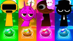 Спрунки 185 уровень - Мультики про Спрунке | МУЛЬТФИЛЬМЫ SPRUNKI в Tiles Hop