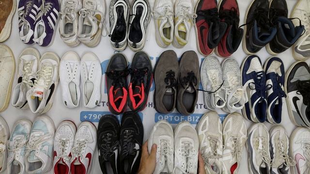 38075 Обувь спорт брендовая, 9пак, Scarpe Sportive, секонд (extra) оптом