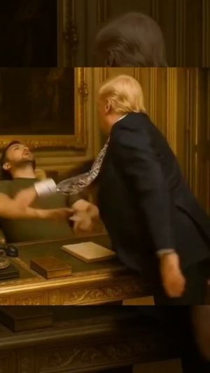 Трамп приехал к Зеленскому )