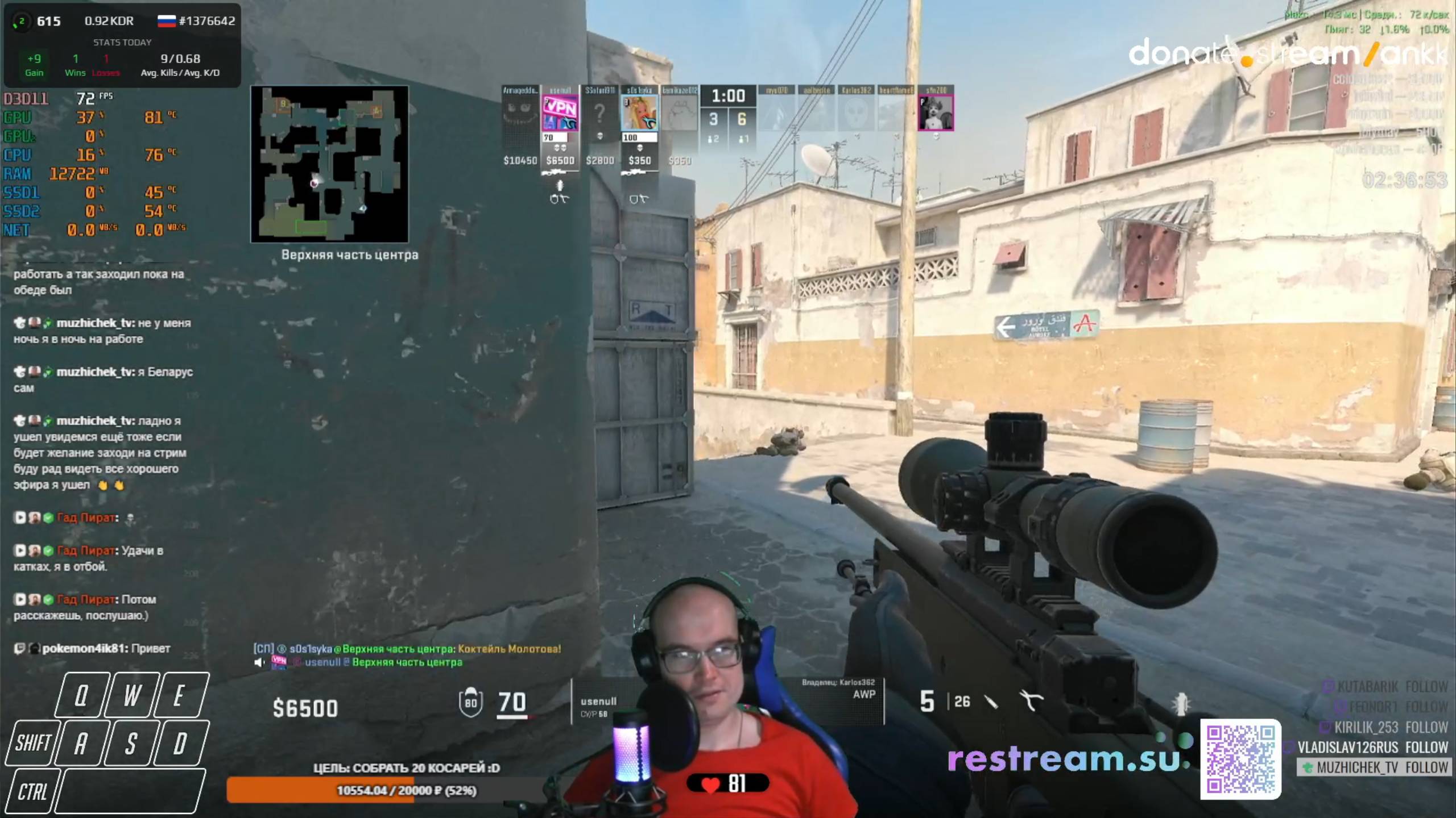 UnluckyStream388 Counter-Strike | Restream.su