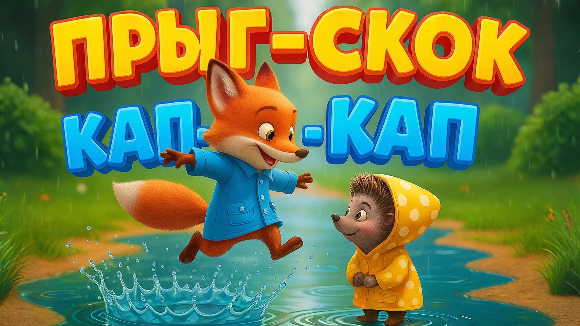 ПРЫГ-СКОК, КАП-КАП. Песенки и мультики для детей смотреть онлайн
