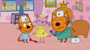 Три Кота спешат на помощь к заболевшим котятам | Три Кота Доктор: игра для детей