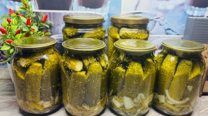 Хрустящие Огурцы на Зиму Очень Вкусный и Простой Рецепт ! Обалденные Огурцы без Стерилизации !