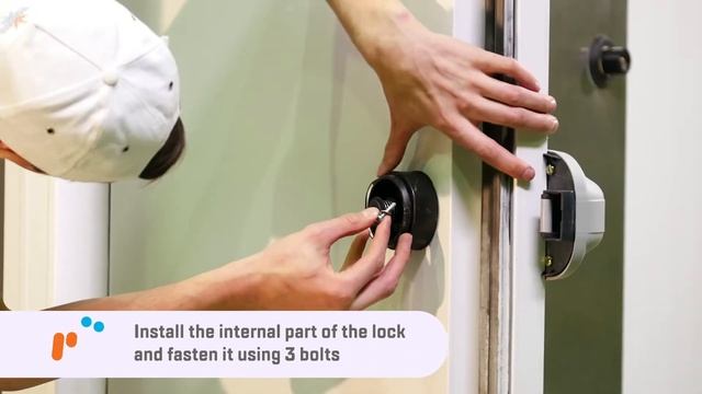 How To Install Fermod 521 Door Lock Onto Hinged Refrigeration Door | PH Insulation Video Tutorial