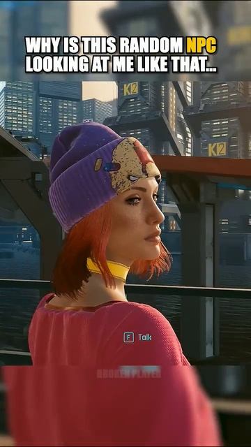 1 + Why is she looking at me like that #shorts #cyberpunk смотреть онлайн