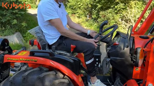 Мини-трактор Kubota b2441 смотреть онлайн